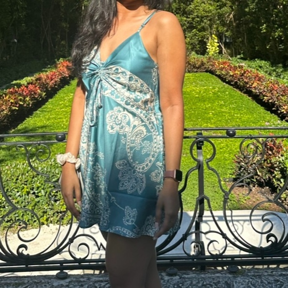 satin dress